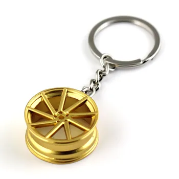 VOSSEN Kolesa Rim Model Keychain Kreatívne Príslušenstvo Auto Časť Auta Kľúčov Kľúč Reťazca Krúžok Kľúčenka Kľúča Držiteľa