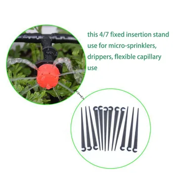 5-50M Záhradné zavlažovanie Drip Micro Zavlažovanie Spray mist Tryska Auta nastavenie postrekovačov systém 4/7mm trubice rastlín Vody irrigazione