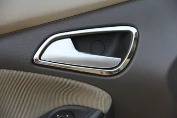 Horúce Kvality Vyberá 4PCS Auto interiérové dvere strane-clasping dekorácie krúžok Pre Ford Focus 3 MK3 2012 2013