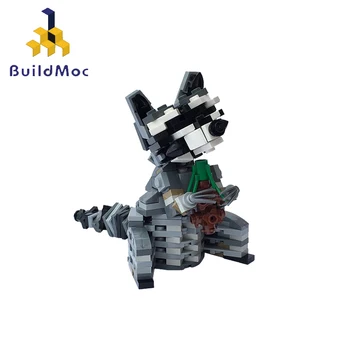 BuildMoc Stvoriteľa, Zvieratá, Hračky Klasický Kreslený Obrázok Stavebné Bloky MOC Tvorca Myšlienky Tehly Vzdelávacie Hračky Pre Deti Darček
