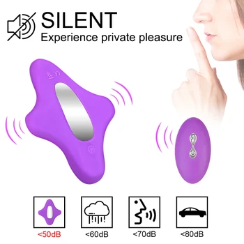 IKOKY Neviditeľné Vibračné Vajíčko 10 Rýchlosť Diaľkové Ovládanie Sexuálne Hračky pre Ženy, Páry Klitorálny Stimulátor Prenosné Pánty Vibrátor