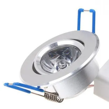 1pcs Žiarovky LED Svietidlo 3W RGB 16 Farieb Spot Light AC85-265V + IR Diaľkové Ovládanie RGB LED Stropné Downlight