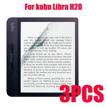 3Pack PET mäkký matný screen protector Pre Kobo Libra H2O 2019 Vydania 7 Palcový Kobo libra h20 Ereader ochranné fólie