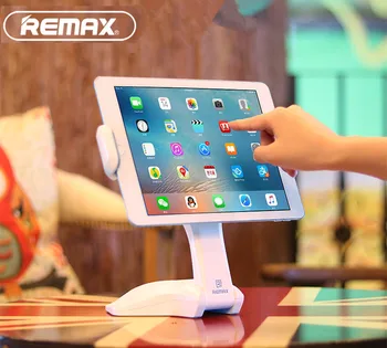 REMAX Stolový Stojan, Držiak pre iPad Mini 2 3 4 / Vzduch 1 2 Samsung Aigo Lenovo 7 až 15 palcový Tablet Stabilné Silikónovú Základňu, Protišmykové