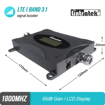 LTE Signálu Zosilňovač Lintratek 4G 1800MHz Signálu Celulárnej siete Booster B3 LTE siete GSM, DCS 1800 Repeater Zosilňovač pre Domáce Použitie #20
