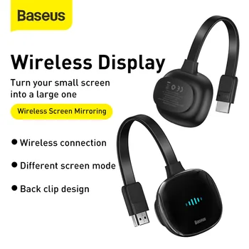 Baseus Wireless Display Adaptér HDMI Media Video Streamer TV Stick HD Modul Bezdrôtového Wifi Dispaly Zrkadlenie Obrazovky Pre Telefón, TV