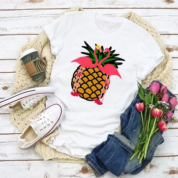 Ženy Grafické Cartoon Slnečnice Kvetinový Kvet Lady Letné T-Shirt, Shirt Topy Lady Oblečenie Dámske Oblečenie Čaj Ženský T Tričko
