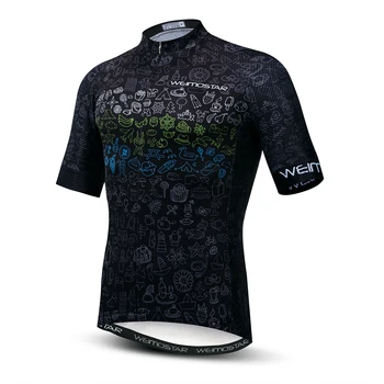 2019 cyklistika jersey pánske Cyklistické dresy s Krátkym rukávom Pro Team Cestnej Horský MTB Maillot Ciclismo Racing Topy T-košele Modré USA UK