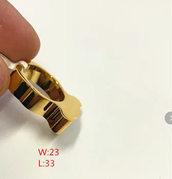 R221--Unadjustable Prst Prsteň 1PC Nehrdzavejúcej Ocele MEDVEĎ Šperky, Módna Top-Grade Á výrobnú Cenu Veľkoobchod