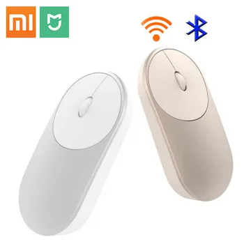 Pôvodný Xiao mijia Myši Prenosných Bezdrôtových V Zásob Mi Optická Myš Bluetooth 4.0 RF 2,4 GHz Dual Mode Pripojiť Mi 1200DPI