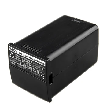 Godox Lítium-Iónová Batéria s Nabíjačkou pre AD200 AD200Pro AD300Pro Pocket Flash (14,4 V, 2900mAh) WB29