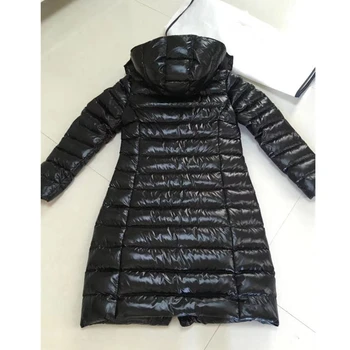 Vysoko Kvalitné Dlhé Nadol Bundy Ženy Fahion Teplé Zimné Kabáty S Kapucňou Príčinné Oblečenie