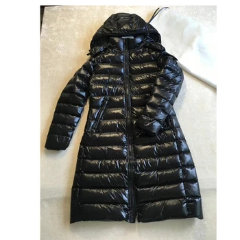 Vysoko Kvalitné Dlhé Nadol Bundy Ženy Fahion Teplé Zimné Kabáty S Kapucňou Príčinné Oblečenie