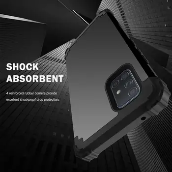 Ťažká Hybridné Pevné Brnenie Obranca Vysoký Vplyv Shockproof Ochranné puzdro Pre Samsung Galaxy A71 5G Kryt