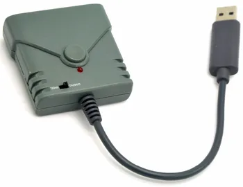 Potok Radič USB Konvertor Adaptér pre PS2 na PS3 / PS4 Converter používať vaše PS2 Káblový Ovládač / Gamepad so Sony PS3 / PS4