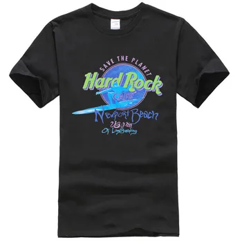 Vintage Hard Rock Cafe Newport Beach T-Shirt Malé Stredné