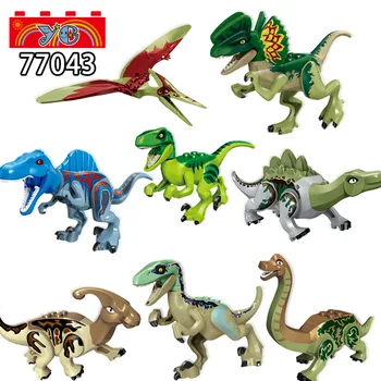 ZM320 Nastaviť Tvorca Transparentné Sveta Dinosaurov Tyrannosaurs Rex Bábiky Tehly Zber Stavebné Bloky pre Deti Darček Hračky