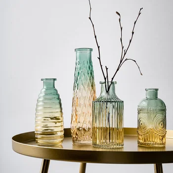 Transparentné hydroponics Sklenené vázy vázy pre rodinné Domy Žijú Výzdoba Miestnosti Dekorácie Moderné Nordic Príslušenstvo Domu