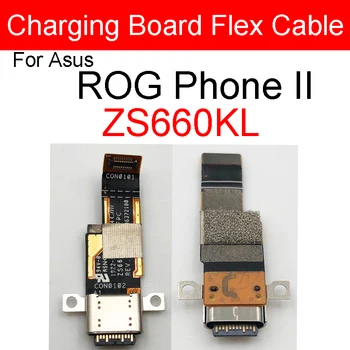 Nabíjanie pomocou pripojenia USB Konektor Dock Rada Pre Asus ROG Telefón ZS600KL Phone2 II ZS660KL Konektor pre Nabíjačku Port Flex Kábel Náhradné Diely