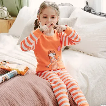 Zimné Deti Pyžamá pre Dievčatá Chlapci Sleepwear Odev Dieťa Dojčenské Oblečenie Zvierat Cartoon Pajama Sady Bavlna detské Pyžamá