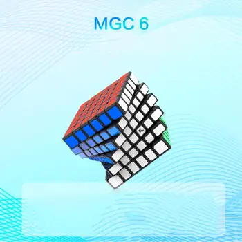 Originál Nové YJ MGC 6x6 Magnetické Black Rýchlosť-Cube YJ MGC M Stickerless 6x6x6 Puzzle Yongjun Magico Kocky, Hračky pre Deti, Darčeky