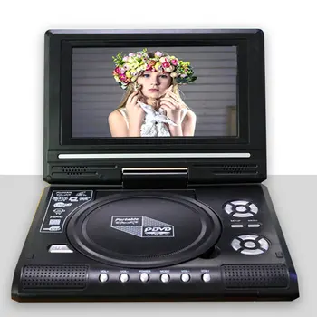 Multifuntional TV/FM/USB/ 7.8 palcový HD TV Prenosné DVD Prehrávač HD Prenosný CD prehrávač TV Multimediálny Prehrávač