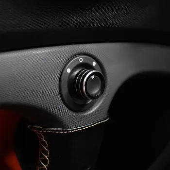 Pre smart 453 fortwo forfour auto dekorácie módne spätné zrkadlo gombík krúžok dištančný kryt auto styling úprava 1pcs