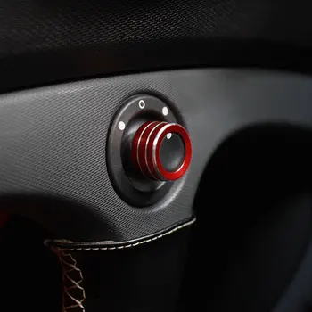 Pre smart 453 fortwo forfour auto dekorácie módne spätné zrkadlo gombík krúžok dištančný kryt auto styling úprava 1pcs