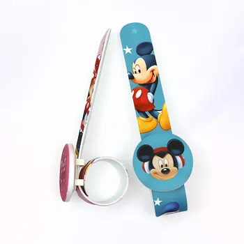 Disney Mickey silikónové led detí cartoon tlieskať elektronické hodinky roztomilé detské Hodinky deti hodinky deti, dievčatá dary