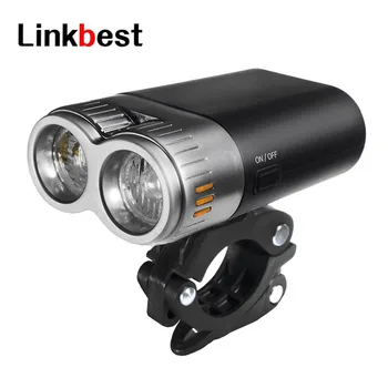 Link 500 Lumen USB Nabíjateľné Svetlo na Bicykel 3000mAh Batérie Bicyklov Svetla-vhodné pre VŠETKY Bicykle