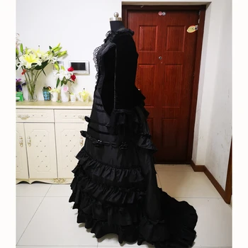 SC-463 Viktoriánskej Gotický/Vintage Šaty Halloween Divadlo šaty na Zákazku