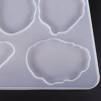 Veľký Stôl Dekorácie Formy Dráha Set Multi-štandardné Pohár Mat Silikónové Formy DIY Crystal Epoxidové UV Lepidlo Plesní