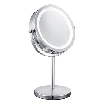 Make-up Zrkadlo na líčenie S 10X 5X Svetlá LED Osvetlené Prenosné Ručné Kozmetické Zväčšenie rozsvieti Zrkadlá VIP Dropshipping