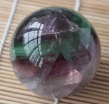 Prírodné farebné fluorite loptu leštenie krištáľová guľa