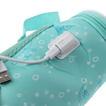 USB Baby Bottle Warmer Izolované Taška na Cestovanie Pohár Prenosné V Aute Piť Udržať v Teple Mlieko Termostat Taška Na Kŕmenie Novorodenca