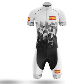 2020 Španielsko skinsuit cyklistické 20D gél abbigliamento ciclismo uomo rýchle suché telo vyhovovali priedušný cyklistický jumpsuit triatlon oblek