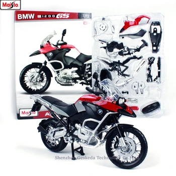 Maisto 1:12 BMW R1200 GS zmontované zliatiny motocykel model motocykla model zostavený DIY hračka nástroje
