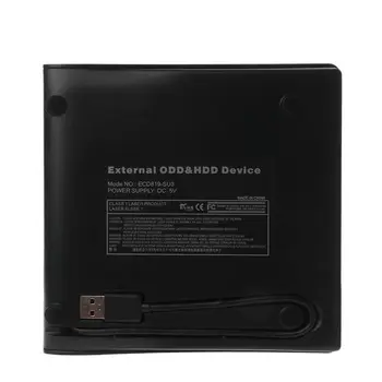 12.7 MM, USB 3.0, SATA, Optická Mechanika Prípade Kit Externý DVD/CD-ROM Kryt pre Notebook Notebook bez Pohonu