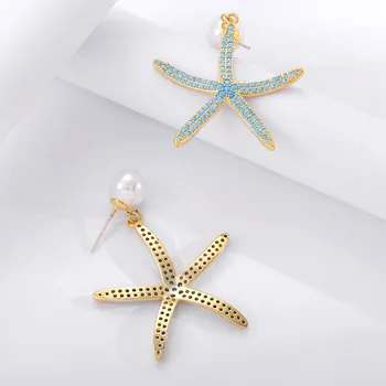 2020 Nové Módne Hviezdice Drop Náušnice pre Ženy Trendy Zirkón Visieť Earings Strapec Náušnice Roztomilý kórejský Dizajn Šperky Žena