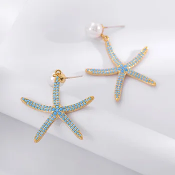 2020 Nové Módne Hviezdice Drop Náušnice pre Ženy Trendy Zirkón Visieť Earings Strapec Náušnice Roztomilý kórejský Dizajn Šperky Žena