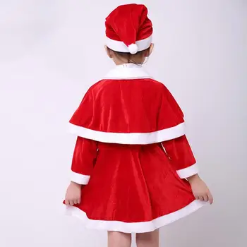 Nové detské Vianočné Kostýmy pre Chlapca Dievčatá Nový Rok, Santa Claus Výkon Oblečenie od 1 Do 10 Rokov