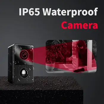 IP65 Vodotesný Fotoaparát, videokamera Videokameru Nabíjateľná Batéria s Nočné Videnie,PIR detektor Pohybu pre Vonkajšie/Vnútorné