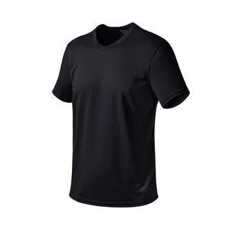 Pánske Letné Príležitostné O-Neck T-shirt Športové pánske oblečenie beží fitness Fitness Sport Fast-Suché Priedušný Hornej, Blúzky, vonkajšie
