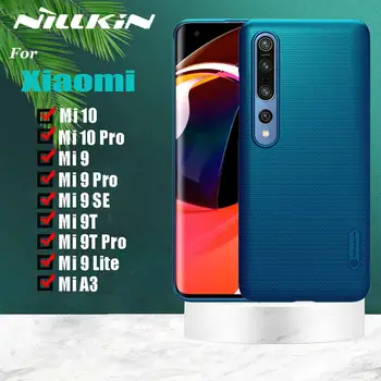 Pre Xiao Mi Poznámka 10 Lite 10 TON Pro 5G Mi9 SE 9T A3 Prípade Nillkin Matný Kryt puzdra na Redmi Poznámka 9s 9 8T 8 7 Max K30 POCO X3 NFC