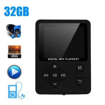 Prenosný Mini Hudobný Prehrávač s 1,8 Palcový TFT Displej Prenosné Tlačidlo Ovládanie Digitálny MP3 FM Zvuku