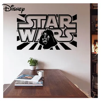 Disney Star wars, spálne, obývacia izba nálepky, PVC nepremokavé vymeniteľné samolepky