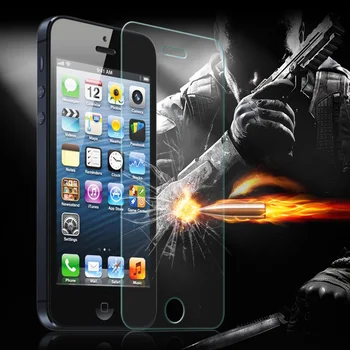 3ks 0.26 mm 2,5 D Tvrdeného Skla Pre iPhone 6 6S Plus 7 7 Plus 5 5S 5C SE 4 4S Film Proti výbuchu Shockproof Screen Protector