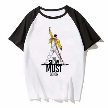 Freddie Mercury T Shirt Nový Príchod 2018 Muži Móda Tlačené T-Shirt kráľovná kapela Bežné Dizajn Hudby Tričko Lumbálna Pohode Topy