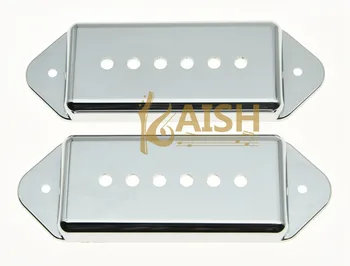 KAISH 52mm LP P90 Dogear Gitara Vyzdvihnutie Kryt Pre prehliadač Chrome