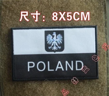 Poľských Špeciálnych Síl GROM Taktických Vojenských Patch odznak ISAF TF-49 Poľsko patch